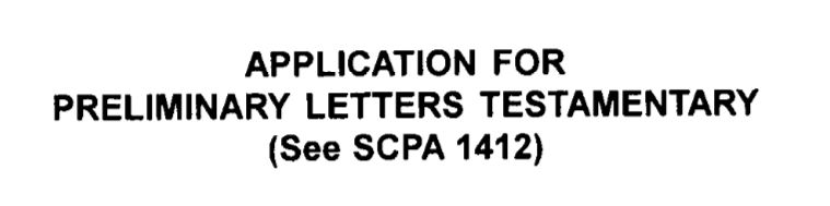 🔑 Sample Application for Preliminary Letters Testamentary in New York