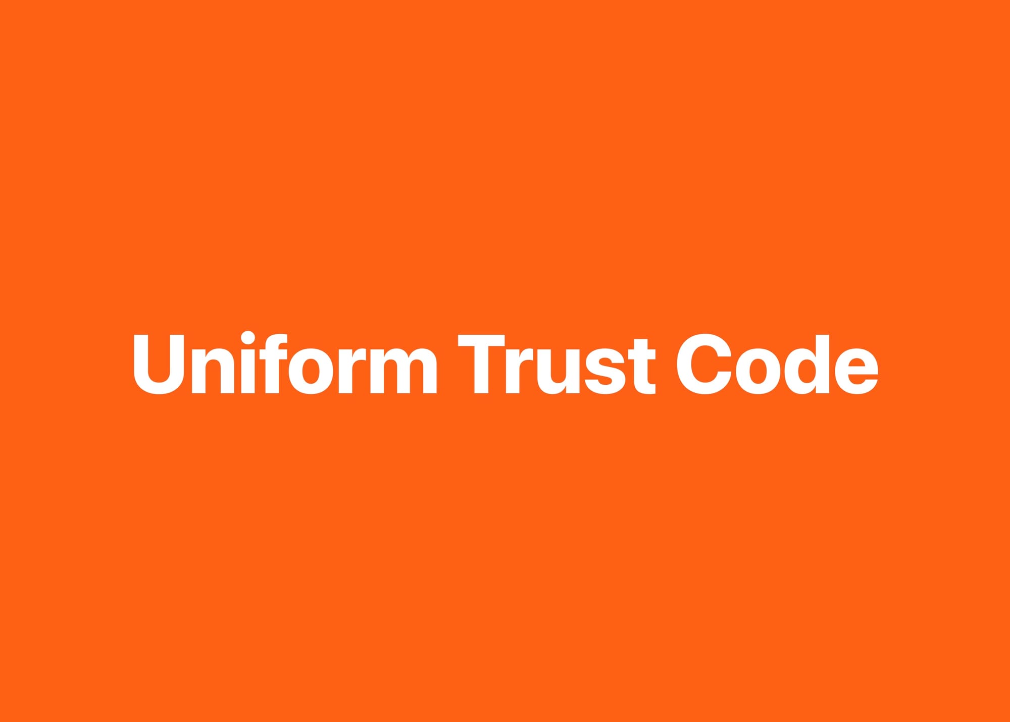 🔑 Uniform Trust Code (UTC) - Excerpts and Notes