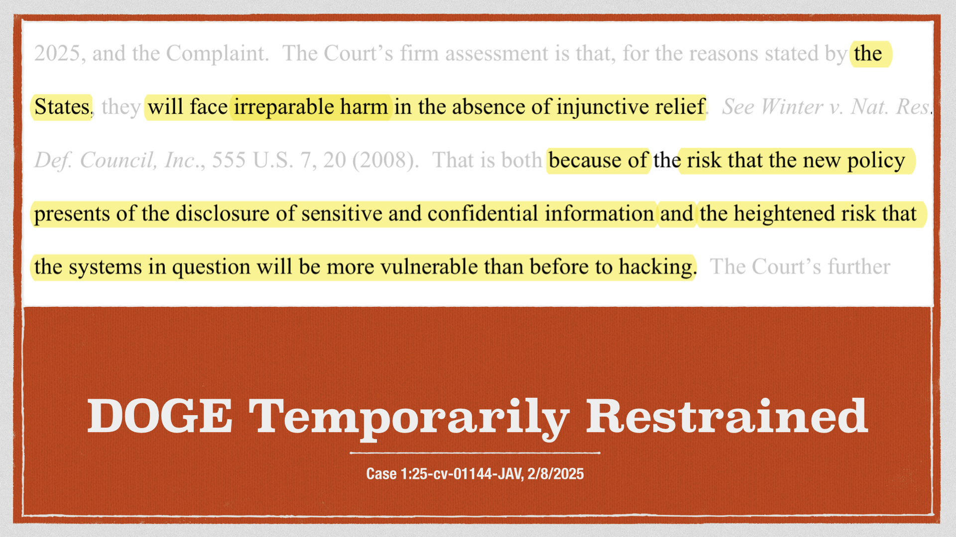 Federal Judge Blocks DOGE’s Access to Treasury Payment Systems with Temporary Restraining Order