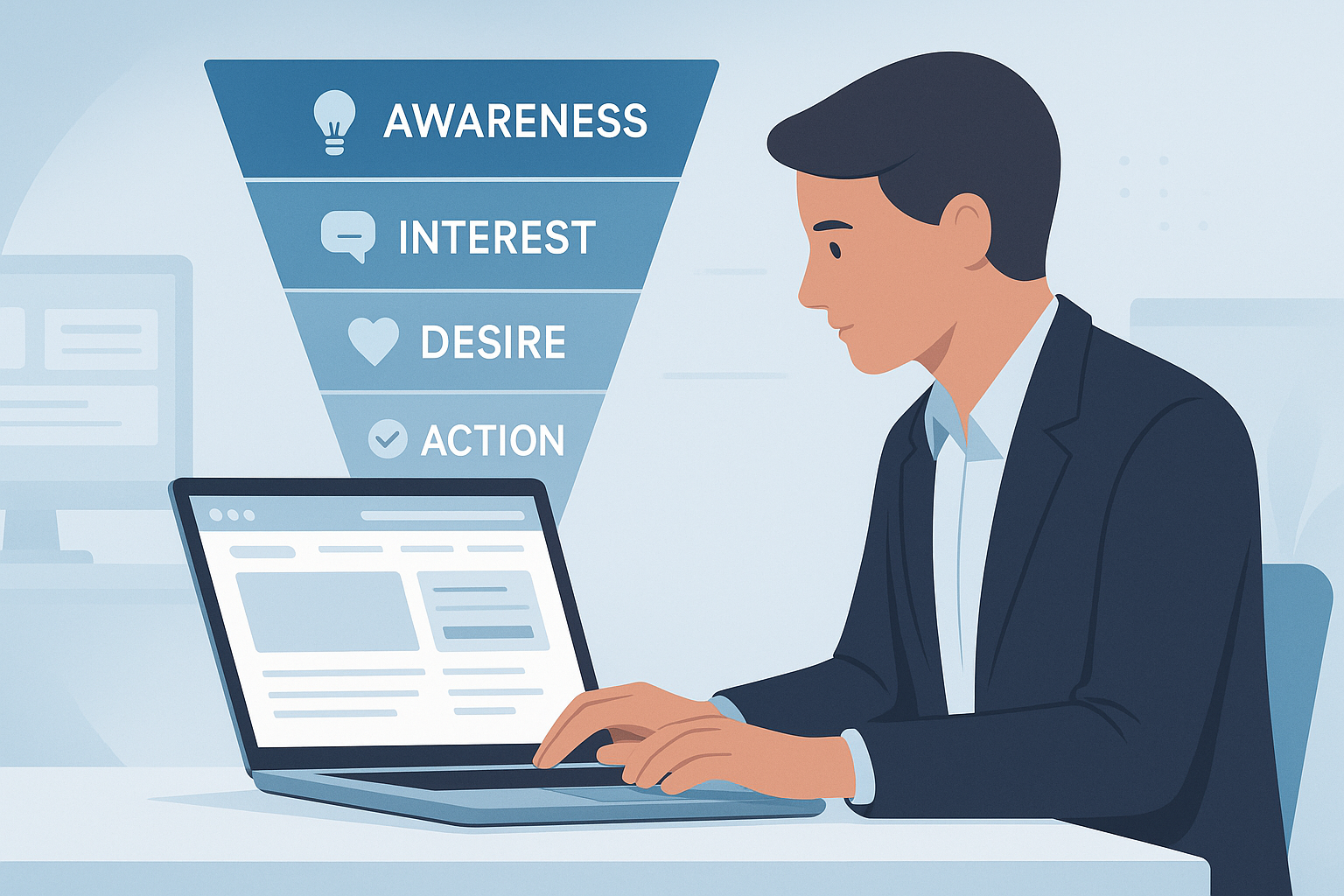 How Financial Advisors Can Turn Website Visitors Into Clients With AIDA