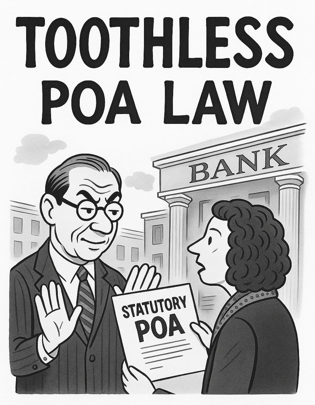 The Toothless POA Law: Why Banks Still Reject Valid Statutory Powers of Attorney in New York